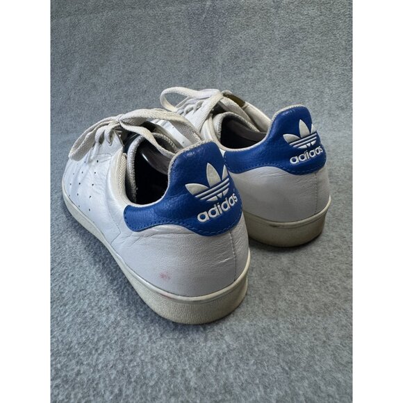 adidas Originals Stan Smith White Blue mens 12 US (11.5 UK)  c75192 2014 - Picture 5 of 9